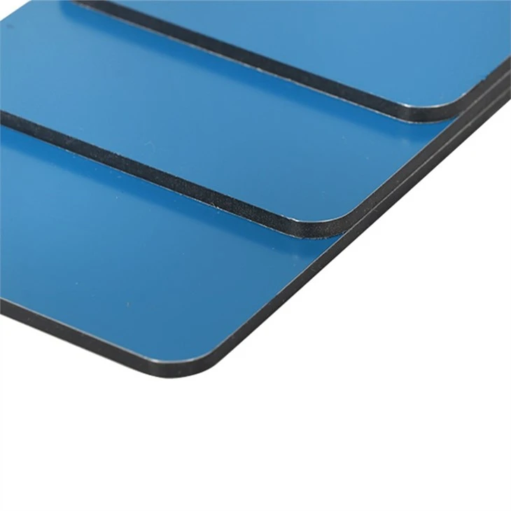 Silver/Golden Aluminum Mirror Composite Panel Aluminum Curtain Wall ACP