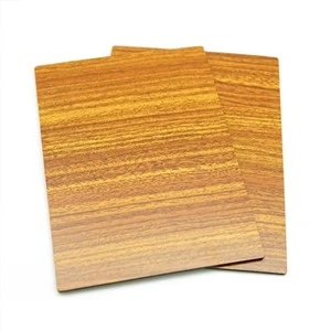 Panel Alucobond Lliw Pren Ar Gyfer Addurno Dan Do.